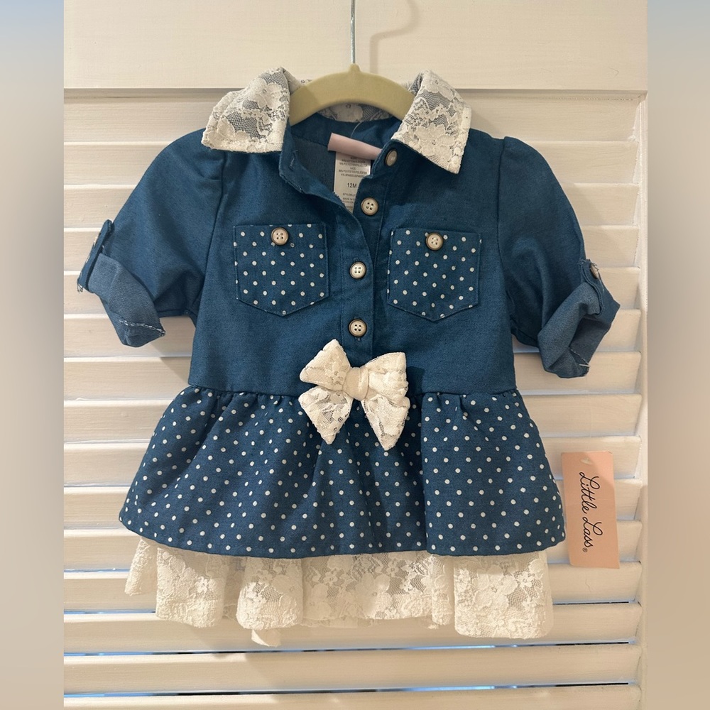 Baby Dress with lace detail